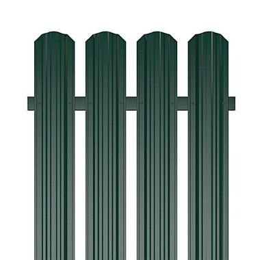 Штакетник 1500 RAL 6005 c двухсторонний окраской зеленый