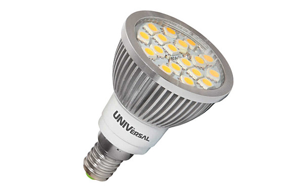 Лампа LED-SMD5050-PAR16-5.2-220-4-E14