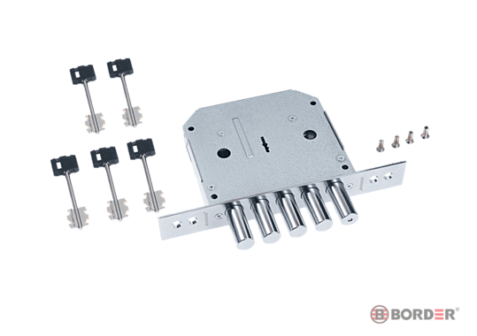 Замок врезной BORDER K 8-6Л