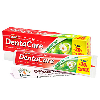 Зубная паста DABUR Denta Care,с экстрактом трав,145г