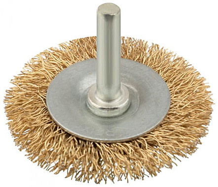 Корщетка 63мм. латунированная