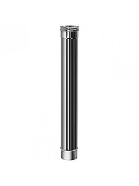 Труба для дымохода Ф120мм. дл.1000мм. (0,5мм) цинк