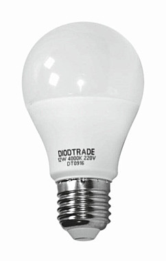 Лампа 9W 4000K Е27 (DIODTRADE)