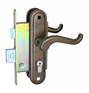 Замок врезной ЗВ 4-3,02 бронза 