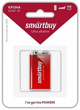 Батарейка SMARTBUY 6LR61/1B